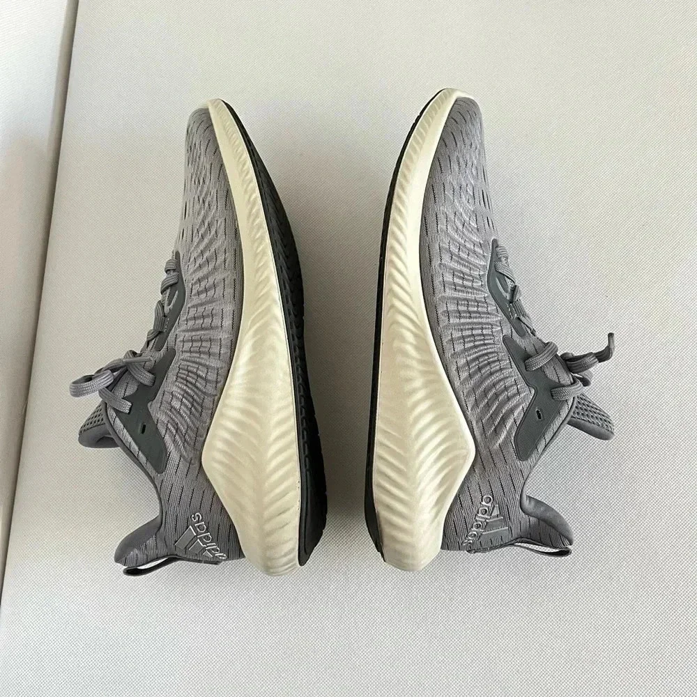 Adidas Alphabounce Gray Running Shoes Sneakers Size 8.5 Style EF1229 Mesh